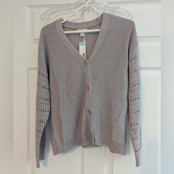 NWT | Market & Spruce | Aster Button Down Cardigan | Light Purple | S - Picture 2 of 8